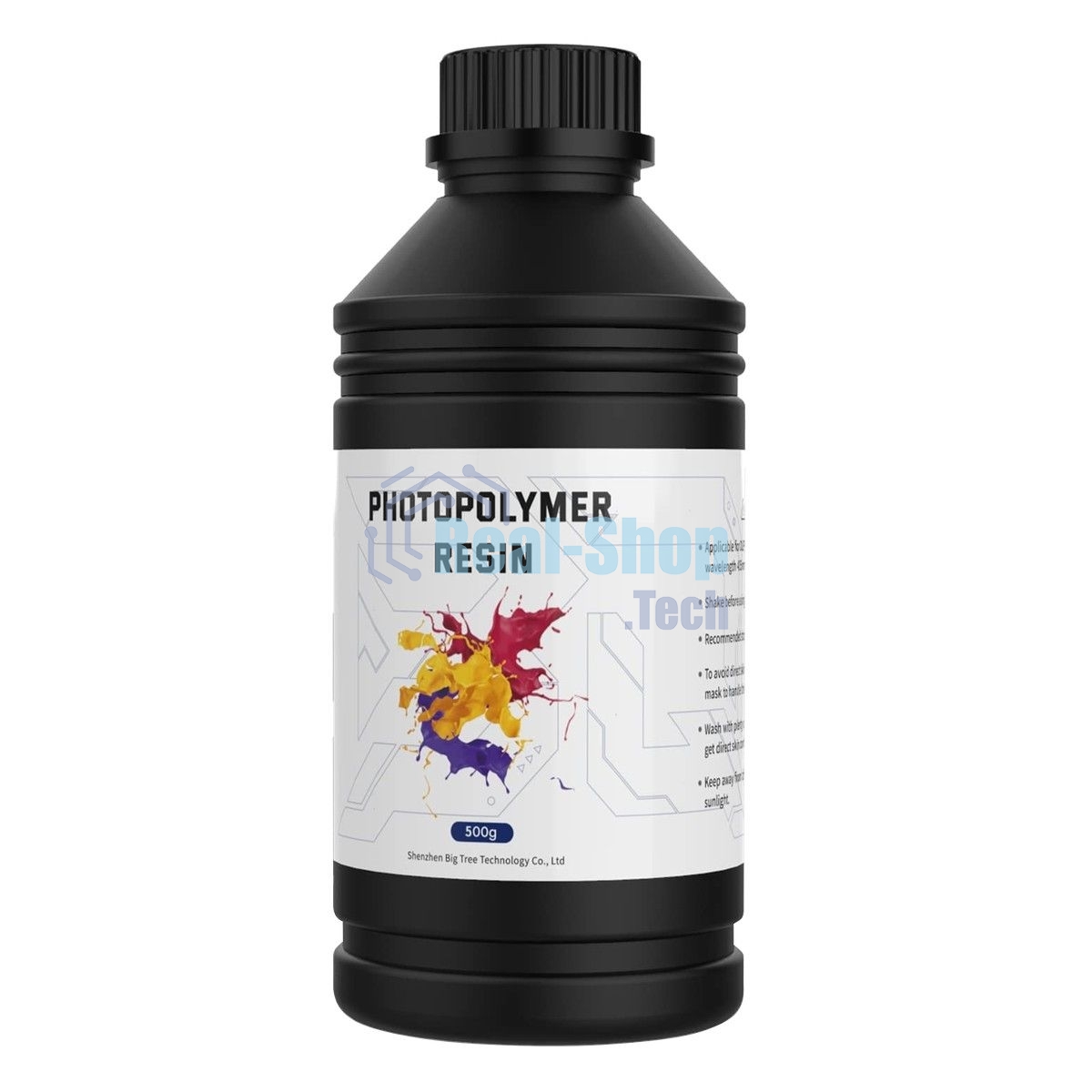 Фотополимерная смола BIQU ABS Resin Light Blue 500ML