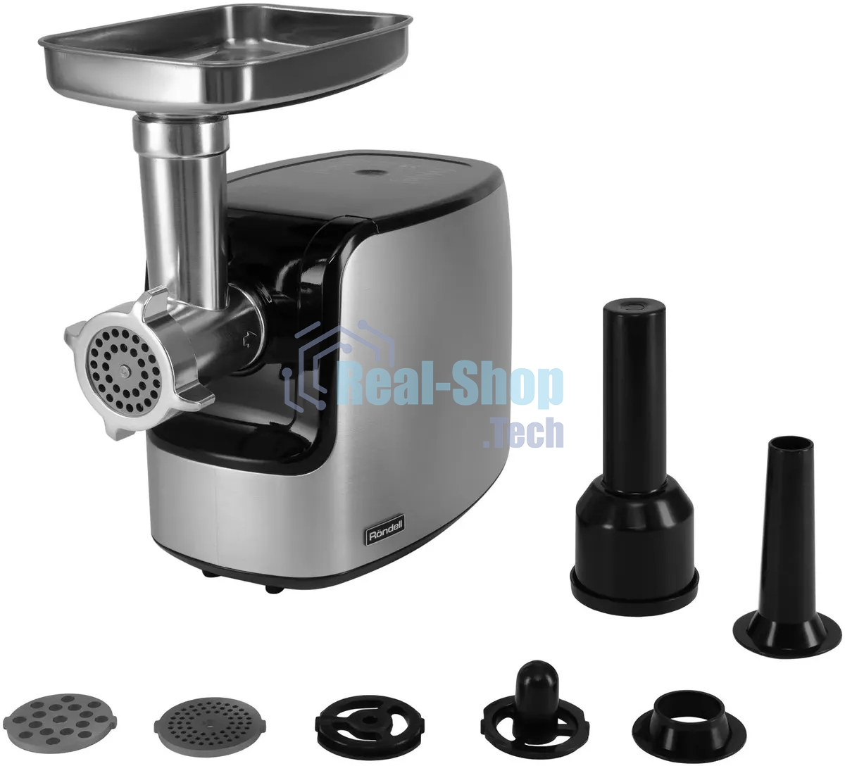 Мясорубка электрическая Rondell RDE-1458 стальной