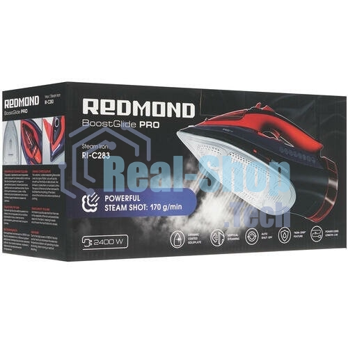 Утюг Redmond RI-C283 2400Вт красный/черный