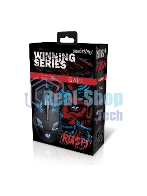 Мышь проводная Smartbuy (SBM-743G-K) RUSH черная