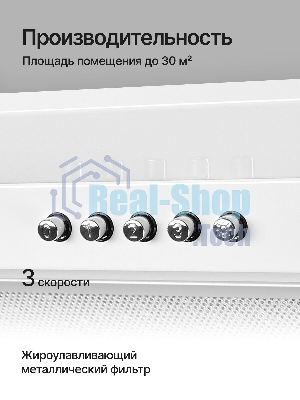 Вытяжка встраиваемая Kuppersberg Inlinea 70 WX белый/нержавеющая сталь, 70 см, 1300 куб. м/ч, 41 дБ