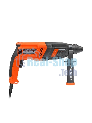 Перфоратор Patriot RH 263, SDS+, мощность 880 Вт, 2.9 Дж, 3 режима работы, макс.диаметр 26мм, глубиномер, кейс