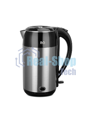 Чайник электрический BQ KT2030SW черный/стальной