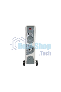 Обогреватель масляный EUROLUX ОМ-EU-9НВ (9 секций) белый, 2400 Вт, 30 м2, термостат 67/3/17