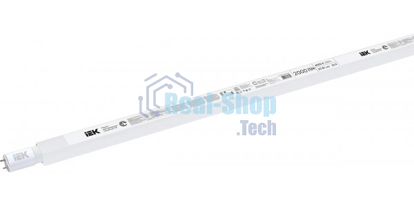 Лампа светодиодная Iek LLE-T8R-20-230-65-G13 T8 линейная 20Вт 2000Лм 230В 6500К G13 (аналог люм.лампы 36Вт длиной 1200 мм)