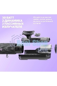 Умная колонка Yandex Стрит Алиса зеленый 30W 2.0 BT/Wi-Fi 10м 3300mAh (YNDX-00030GRN)