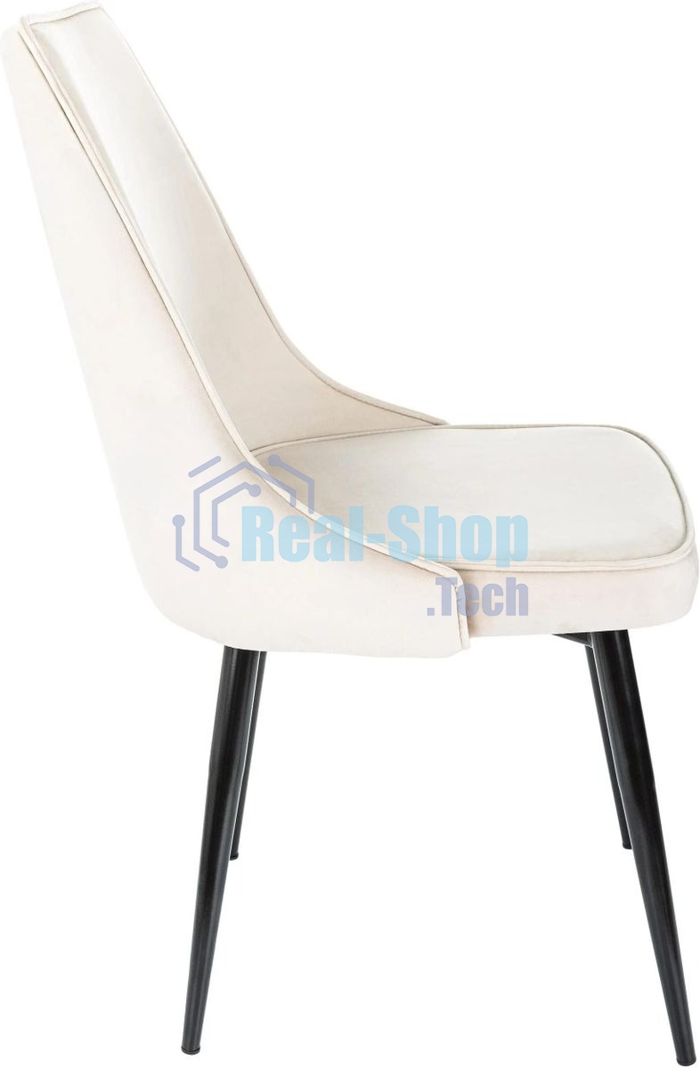 Стул для дома Бюрократ CH-K4 бежевый Holland 06 металл черный на ножках