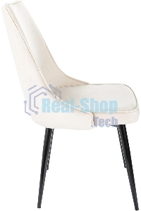 Стул для дома Бюрократ CH-K4 бежевый Holland 06 металл черный на ножках