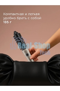 Расческа-выпрямитель Redmond HS1741 34Вт бежевый/черный макс.темп.:200С