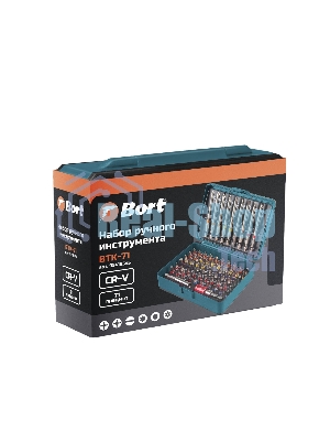 Набор бит Bort BTK-71 (71 предмет)