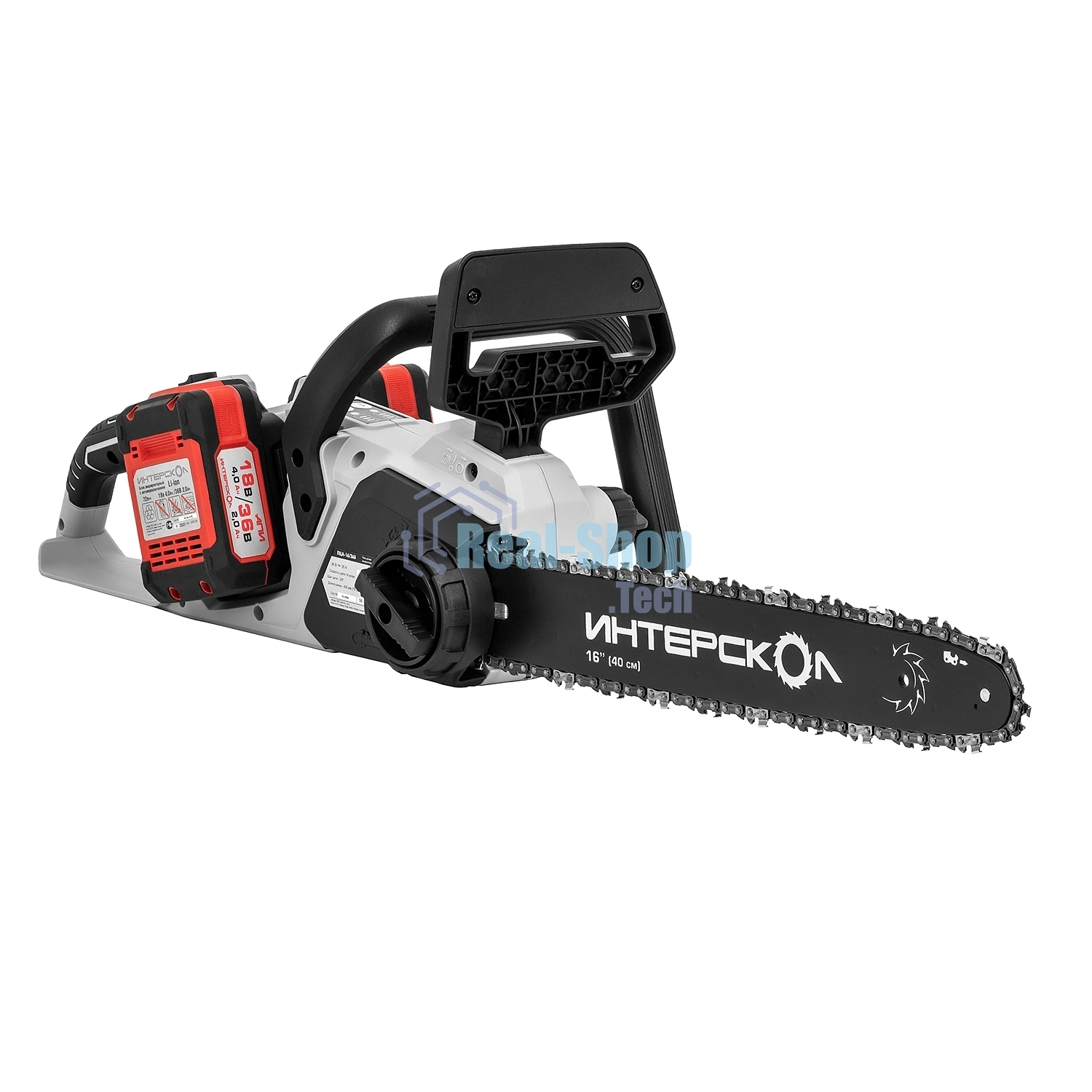 Цепная пила Интерскол ПЦА-16/36В дл.шины:16