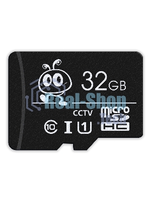 Флеш карта Smartbuy (SB32GbSDCCTV) micro SDHC 032Gb cl10 U1 V10 + адаптер