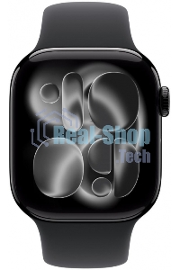 Умные часы Apple Watch Series 11 A3333 46мм OLED корп.черный Sport Band рем.черный разм.брасл.:S/M (MEUW4AM/A)