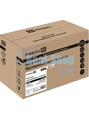 Источник бесперебойного питания ExeGate Power NB-650.LED.AVR.4C13.USB / 650 ВА / 390 Вт / 4 x IEC 320 C13