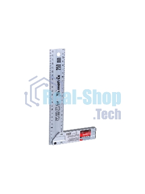 Угольник Matrix 250мм алюминиевый литой