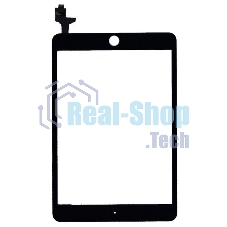 Сенсорное стекло (тачскрин) Ipad mini 3 (retina) + IC (A1599, A1600), черное