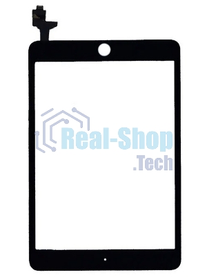 Сенсорное стекло (тачскрин) Ipad mini 3 (retina) + IC (A1599, A1600), черное