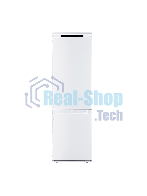 Встраиваемый холодильник LEX LBI177.2D белый двухкамерный 177/64 л морозилка снизу