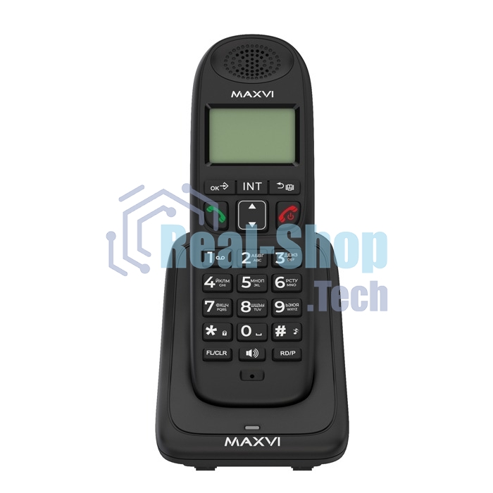 Радиотелефон Dect Maxvi AM-01 черный