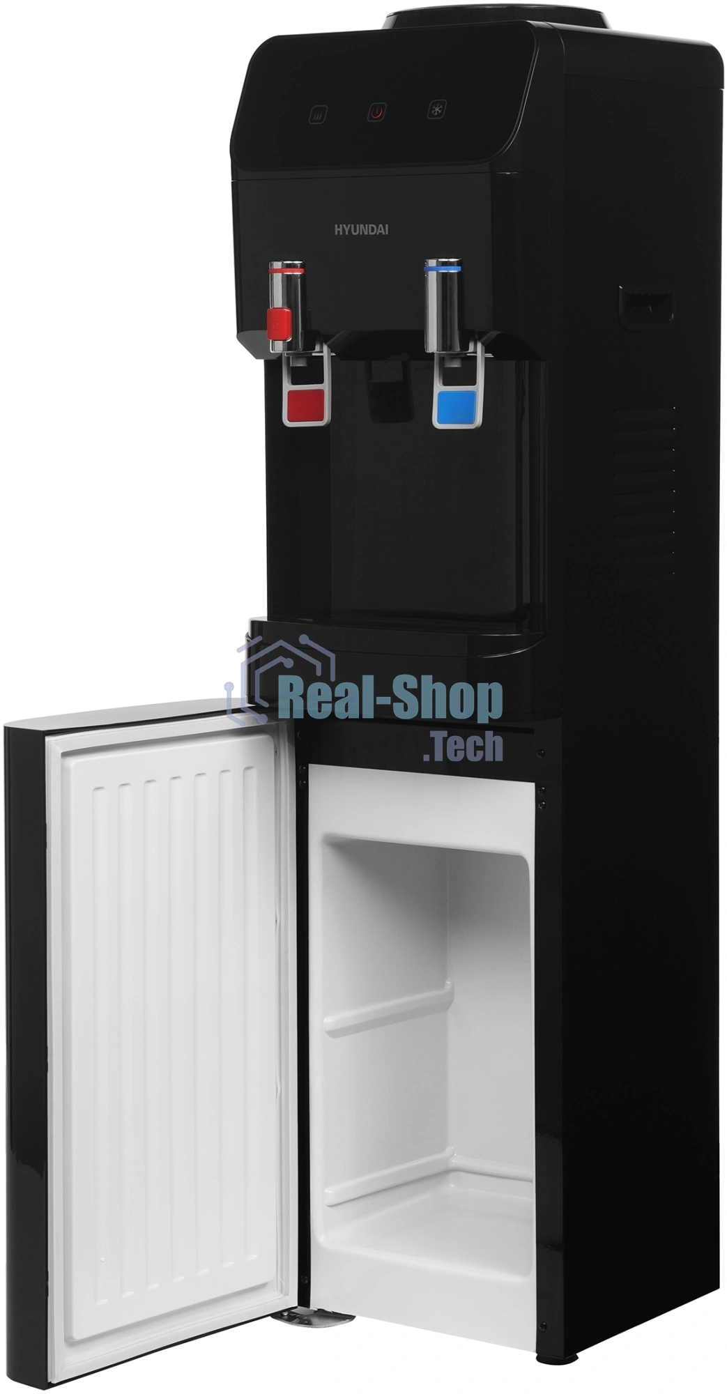 Кулер Hyundai H-WD4240E напольный электронный черный