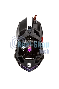 Мышь проводная Nakatomi MOG-20U черный, 2400 dpi, USB, кнопки - 6