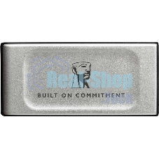 Внешний SSD Kingston XS2000, 2TB, USB 3.2 Gen 2x2 Type-C, R/W 2000/2000, серебристый