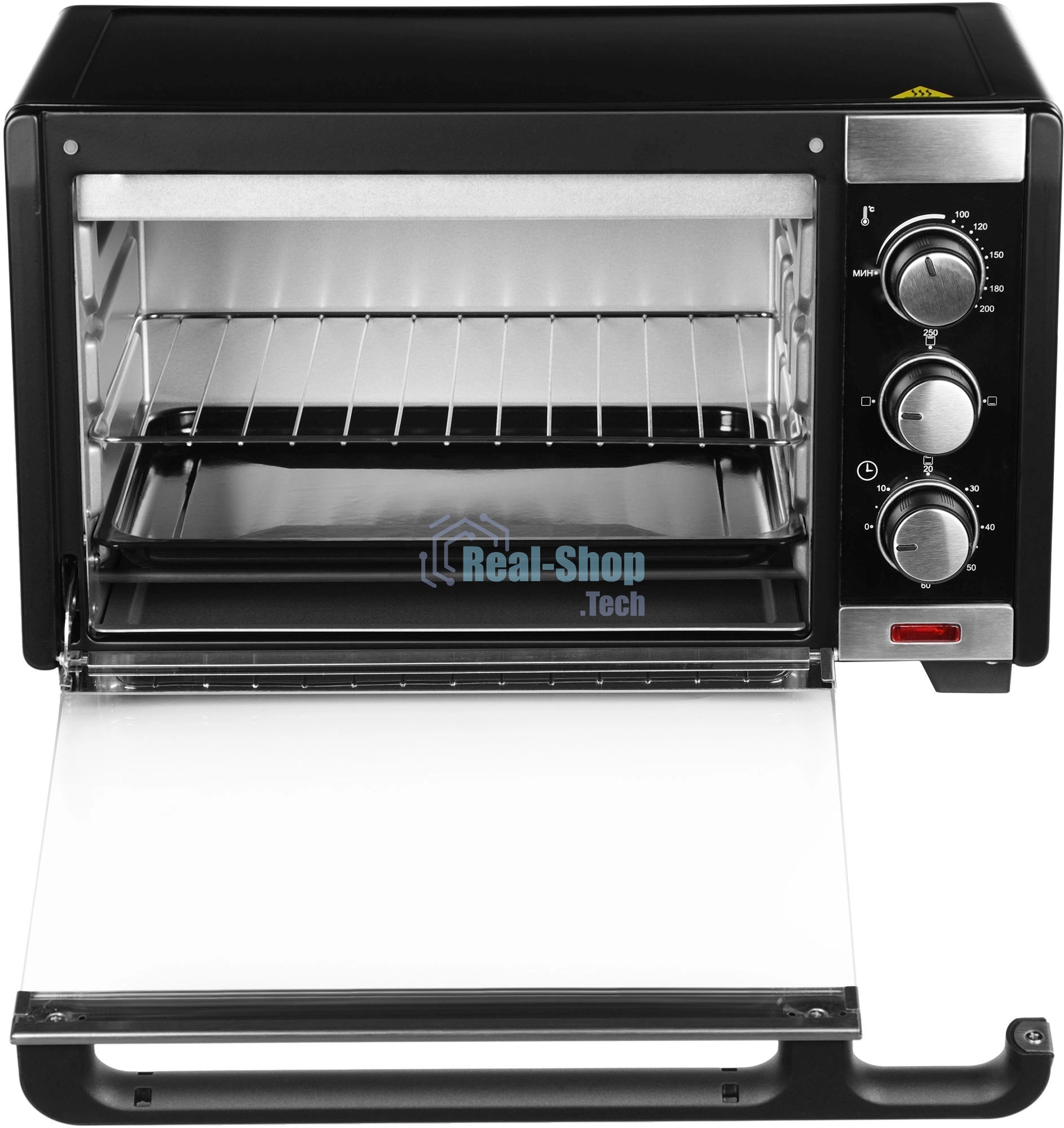 Мини-печь Hyundai MIO-HY091 20л. 1380Вт черный