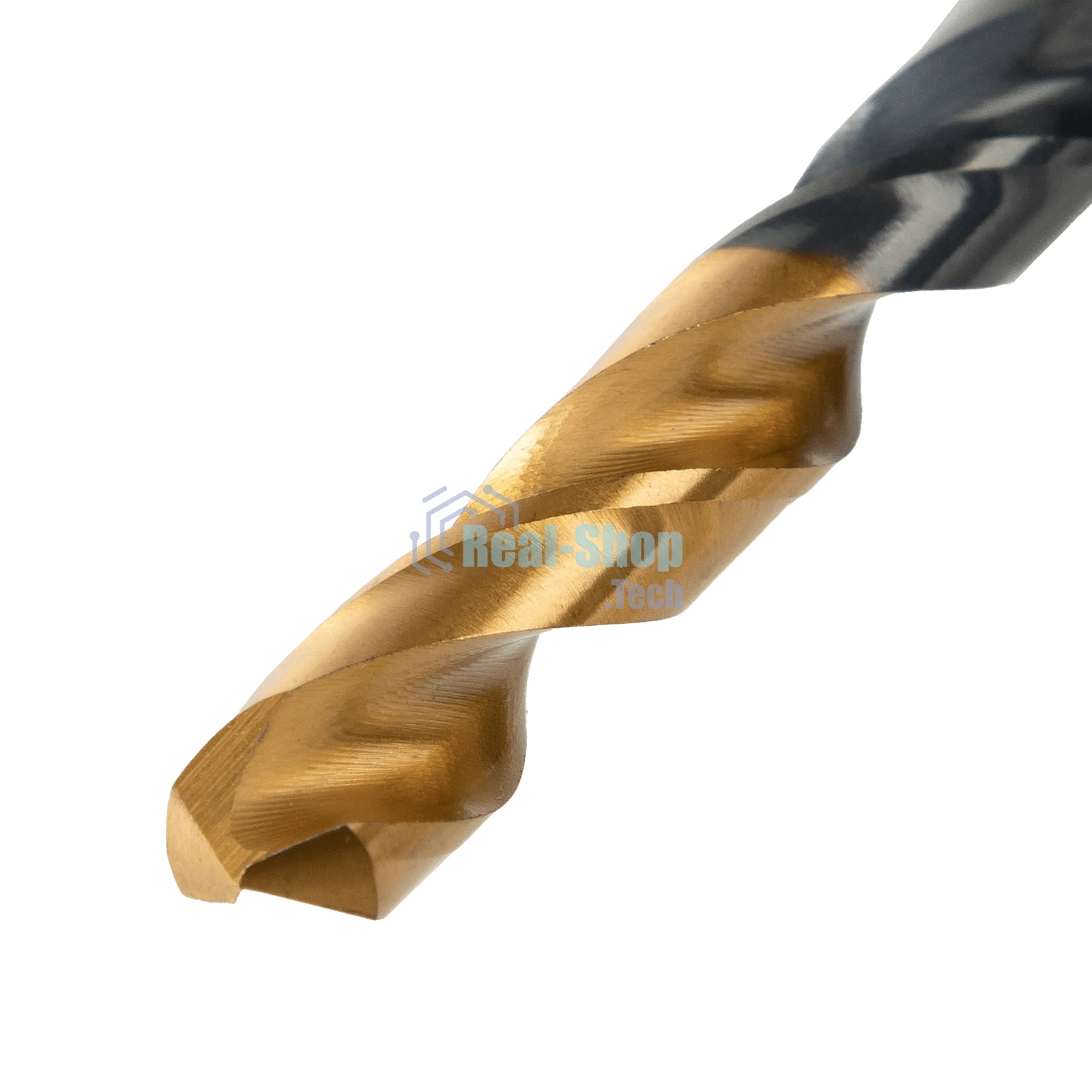 Набор сверл по металлу Denzel 1-10 мм, HSS-Tin, Golden Tip, 19 шт