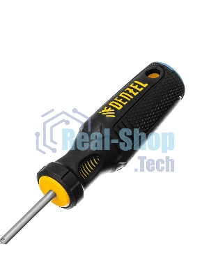 Отвертка Denzel SL4х100 мм, S2, 3к рукоятка