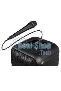 Портативная колонка SVEN PS-880, черный, 1.0, 110 Вт (RMS), Bluetooth, FM, USB, microSD, LED-дисплей, аккумулятор