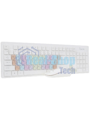 Комплект клавиатура+мышь Smartbuy 218346AG беспроводной, USB, 1500 DPI, белый