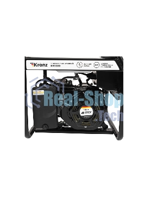 Электрогенератор бензиновый Kranz KR3300, 3.3 кВт, 94.1 дБ, 48 кг