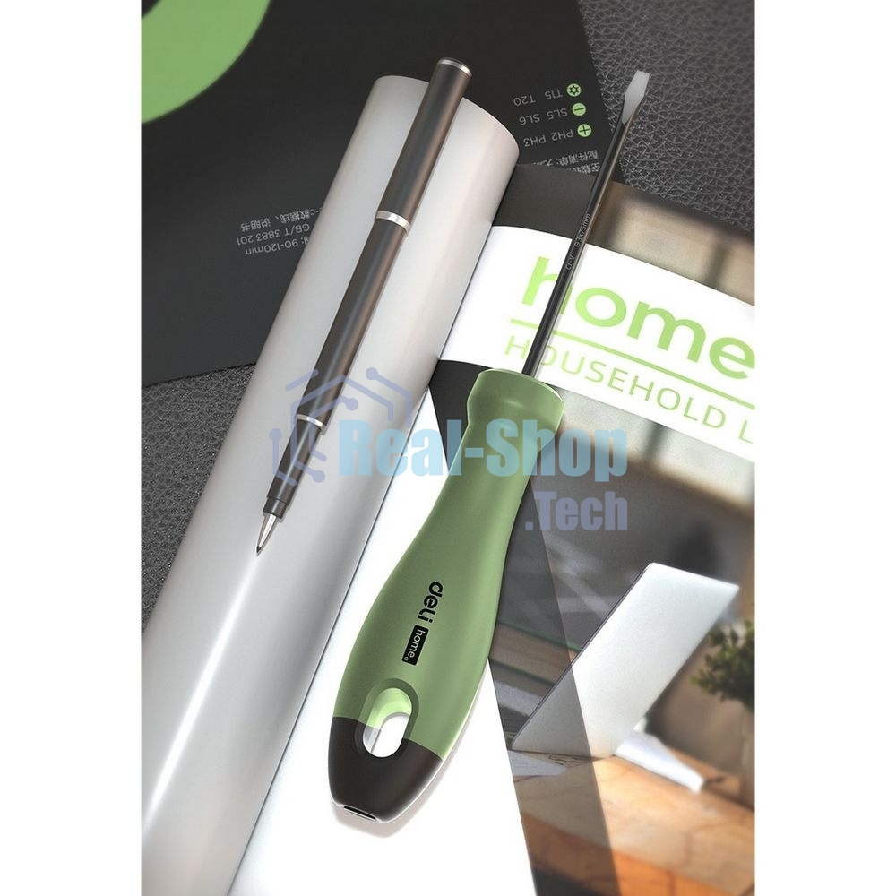 Отвертка шлицевая Home Series Green