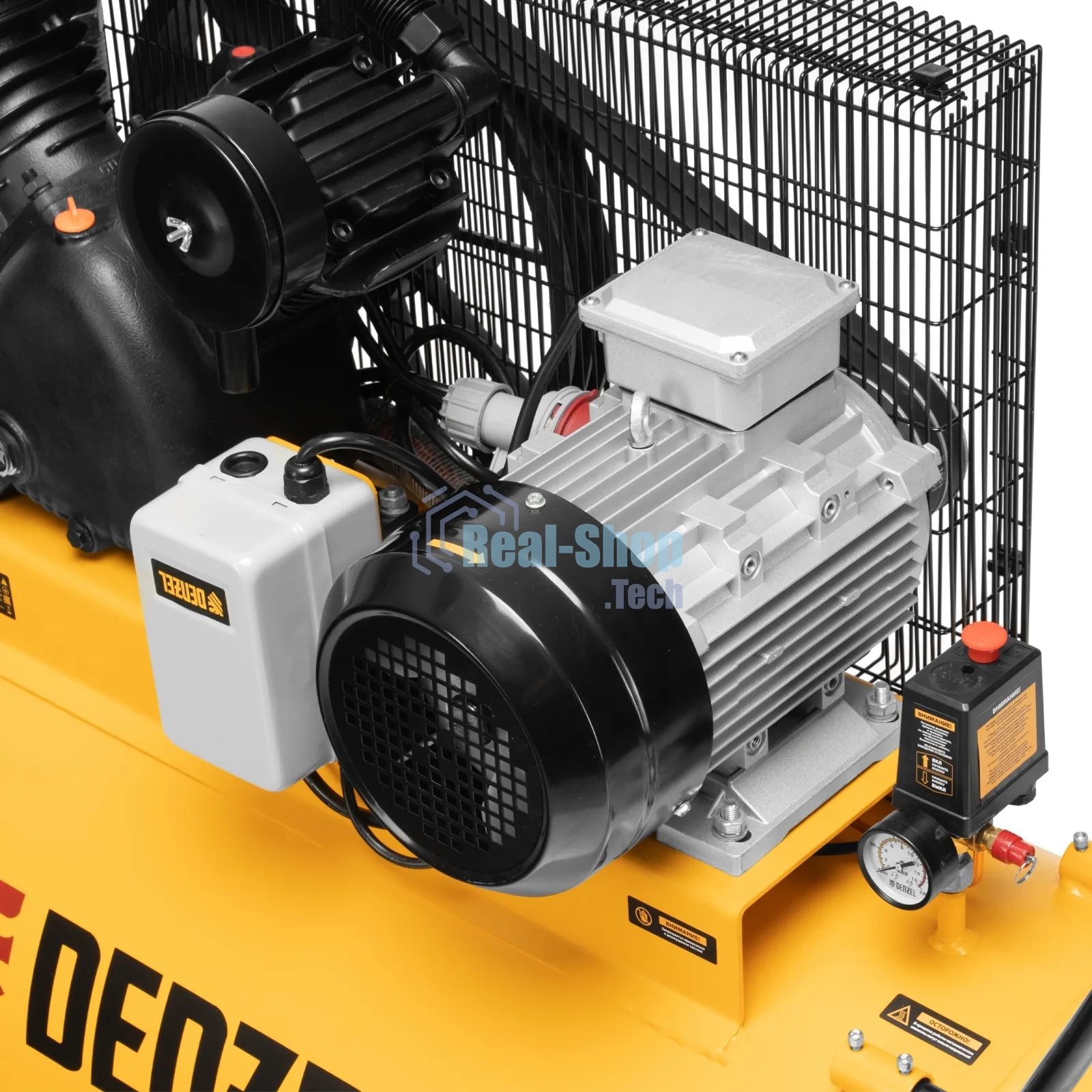 Компрессор воздушный Denzel рем. привод BCV 5500-T/270, 5,5 кВт, 270 литров, 850 л/мин