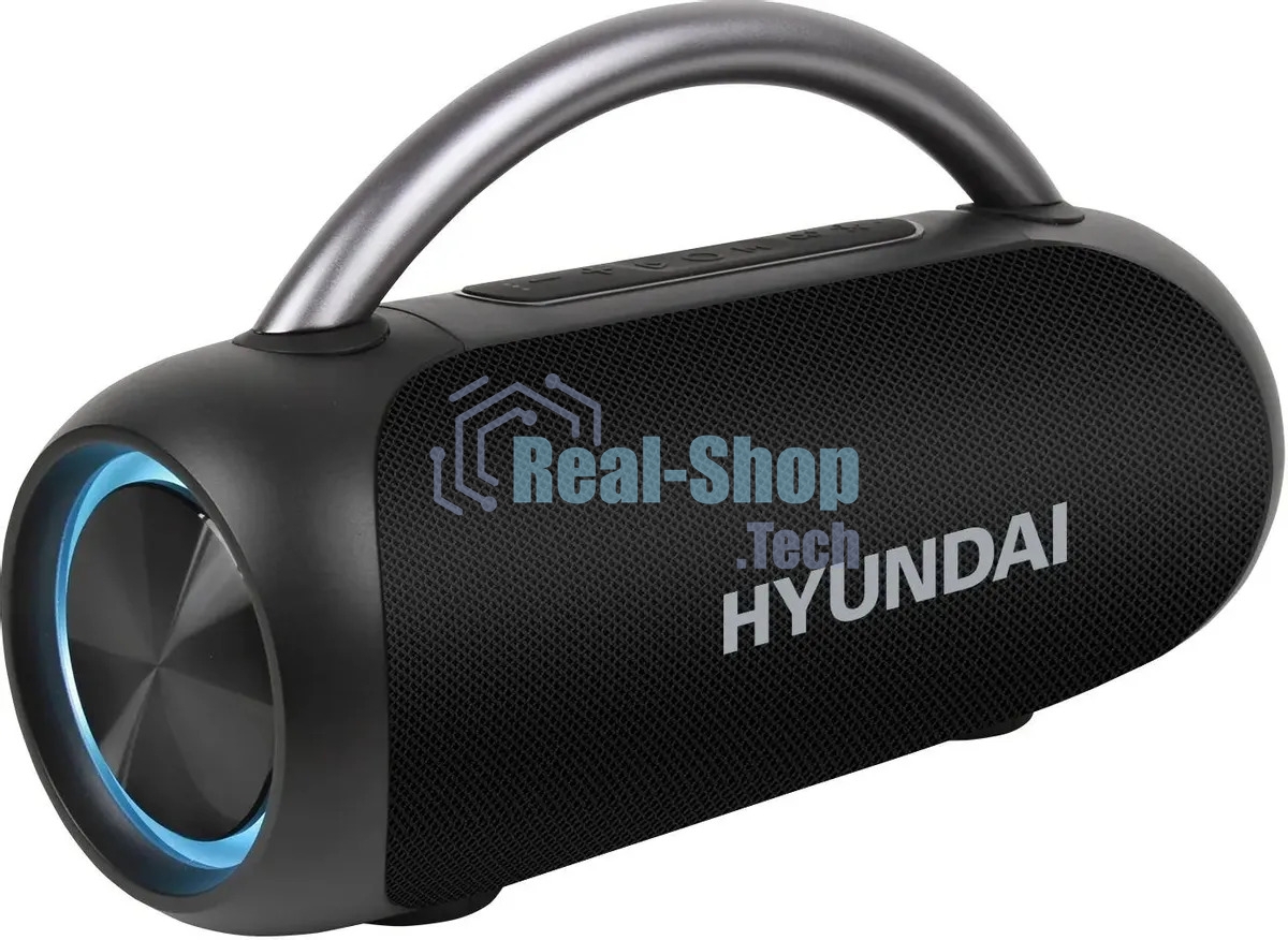 Колонка портативная Hyundai H-PS1026 черный 40W 2.0 BT 10м 1800mAh