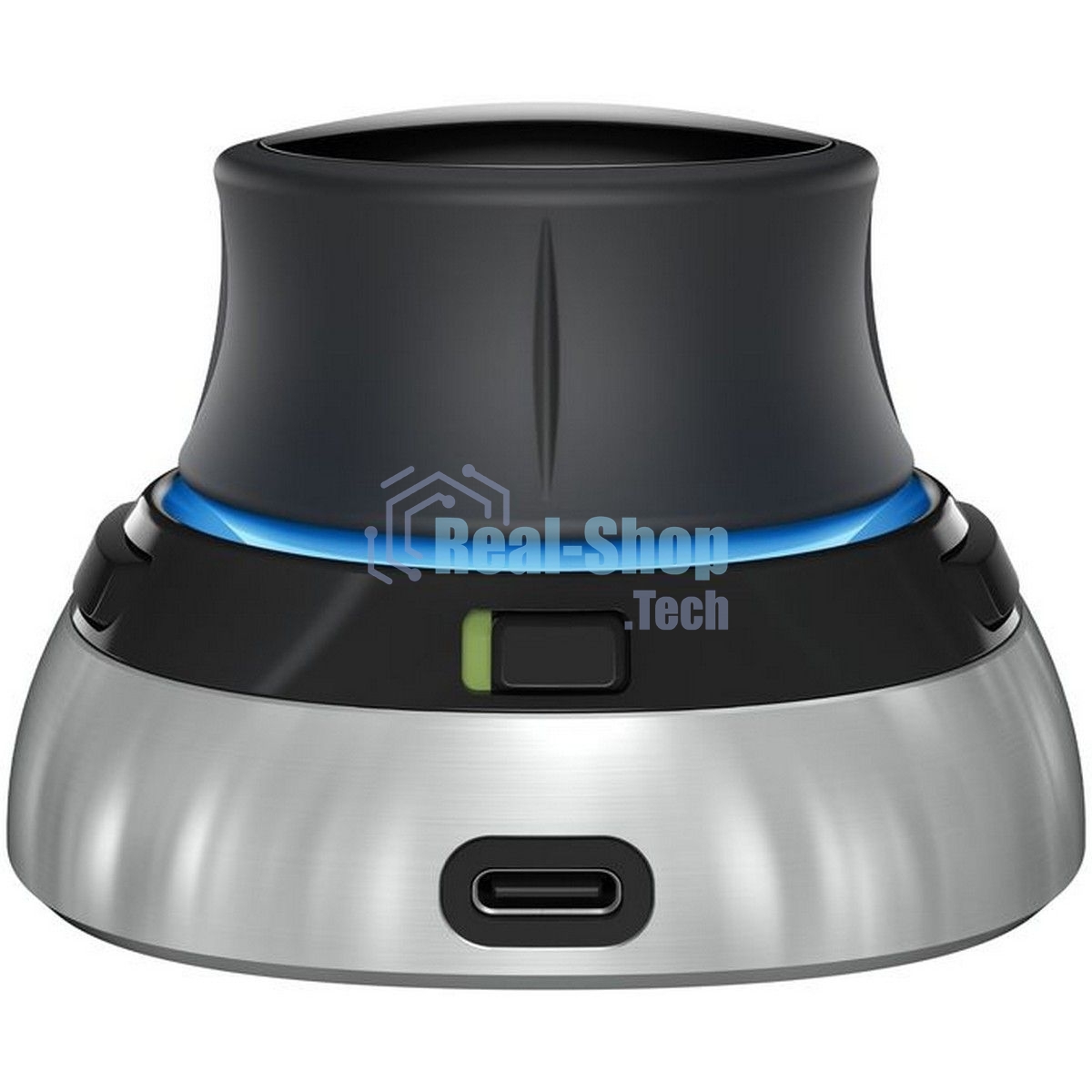 Мышь беспроводная 3DConnexion SpaceMouse Wireless (3DX-700115) черный/серебристый, радиоканал, Bluetooth, USB, кнопки - 2