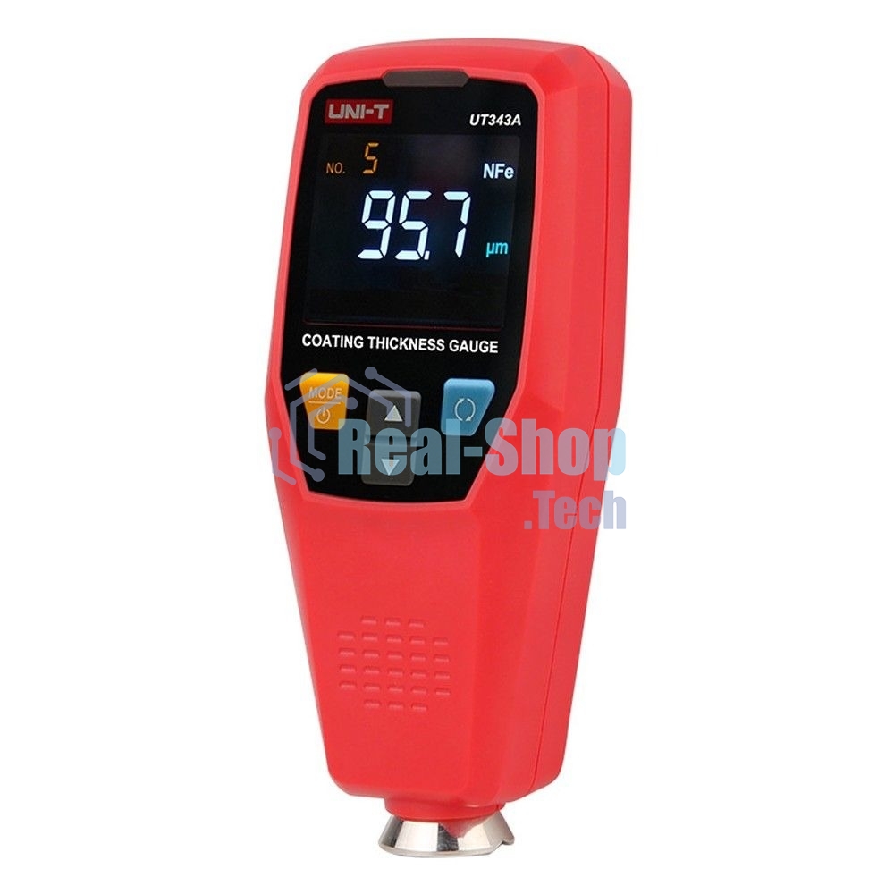 Толщиномер UNI-T UT343A диаметр измеряемой площади 20 мм, min толщина объема 0,5 мм