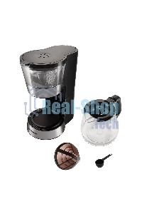 Кофеварка капельная Redmond CM700 черный, исп. кофе - молотый, 1.2 л, 900 Вт