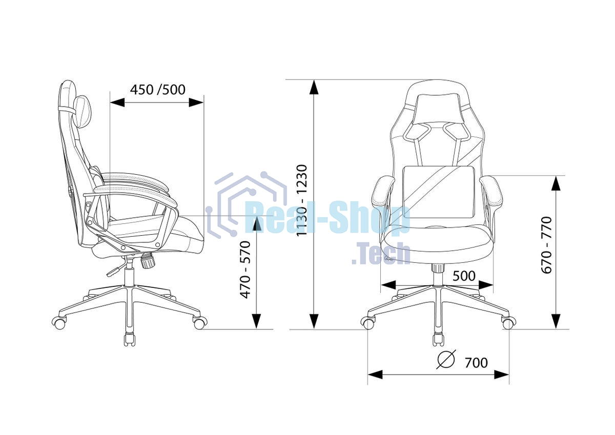 Кресло игровое Zombie DRIVER черный/белый, искусственная кожа, с подголов. крестовина пластик
