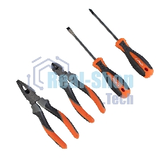 Набор инструментов Patriot 4 в 1 SPS-4: отвертки SL6*100, PH2*100, пассатижи 180мм, кусачки 160мм