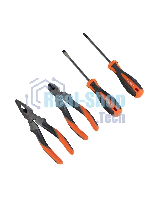 Набор инструментов Patriot 4 в 1 SPS-4: отвертки SL6*100, PH2*100, пассатижи 180мм, кусачки 160мм