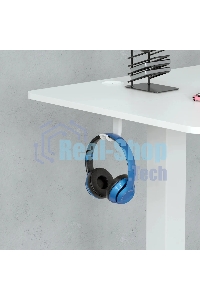 Стол компьютерный Cactus CS-EDL-WWT столешница ДСП, белый каркас белый