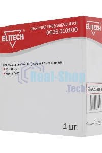 Проволока сварочная ELITECH 0606.010100 (стальная омедненная) 0.8мм масса 5кг