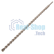 Бур по бетону Denzel двойная спираль, Cobalt W-tip, 20x600 мм, SDS PLUS