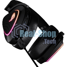 Гарнитура ASUS ROG Delta II чёрный, беспроводная + проводная, Bluetooth, подсветка