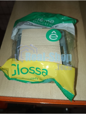Выключатель GLOSSA 2-клавишный, сх.5, 10АХ, механизм, сосна