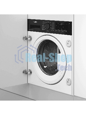 Стиральная машина встраиваемая Hotpoint WBIH 8490 VWB белый, загрузка фронтальная 8 кг, 1400 об/мин, класс А