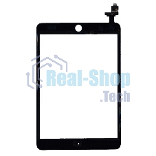 Сенсорное стекло (тачскрин) Ipad mini 3 (retina) + IC (A1599, A1600), черное