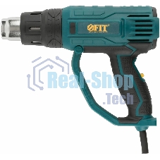 Фен технический FIT HG-2003 2000 Вт, 350/600 °C, 300/500 л/мин, рез. накл., коробка