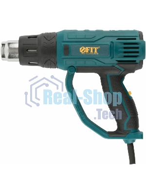 Фен технический FIT HG-2003 2000 Вт, 350/600 °C, 300/500 л/мин, рез. накл., коробка